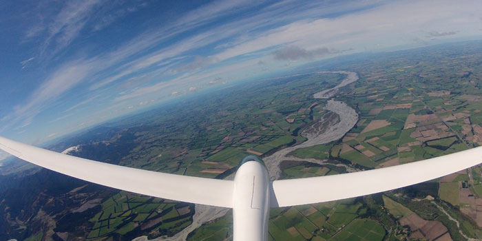 Soaring glider Canterbury New Zealand